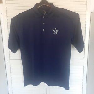 Dallas Cowboys Polo Shirt Men's Large Short Sleeve